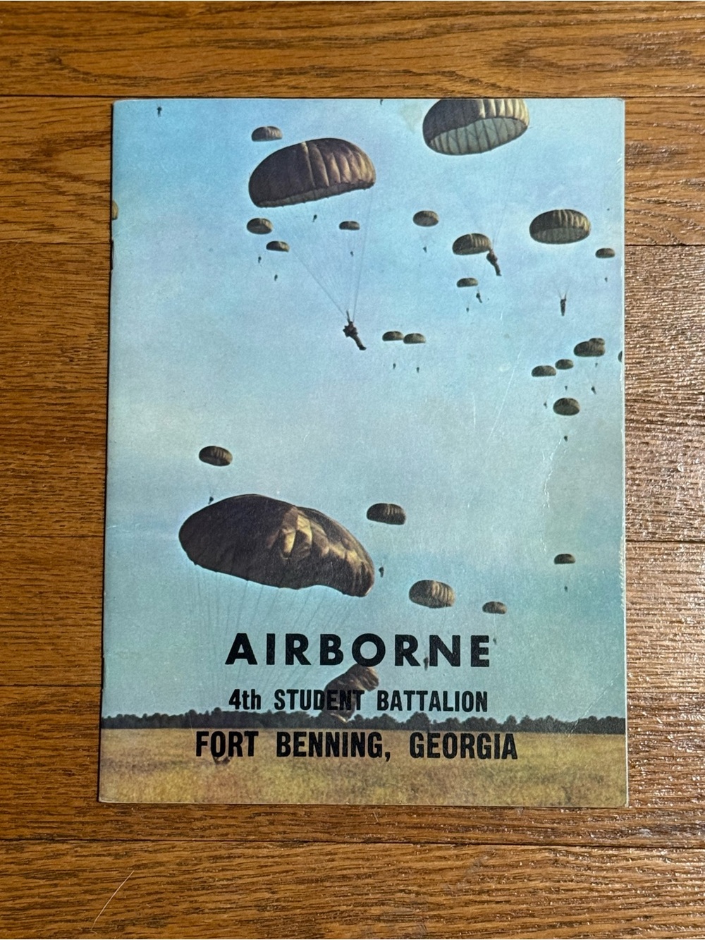 1976 US Army Airborne Jump School Yearbook Fort Benning 43rd Co Class 4 Vintage